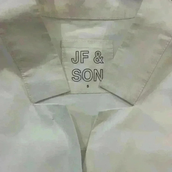JF and Son crisp white shirt size small (J142) - Picture 7 of 9